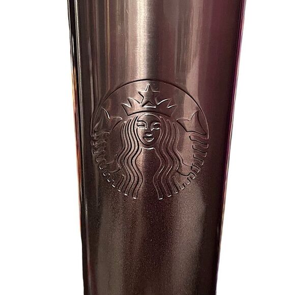 Starbucks Gray Steel Tumbler 24 Fl. Oz. Brand New (Minor Flaw) - Picture 2 of 6